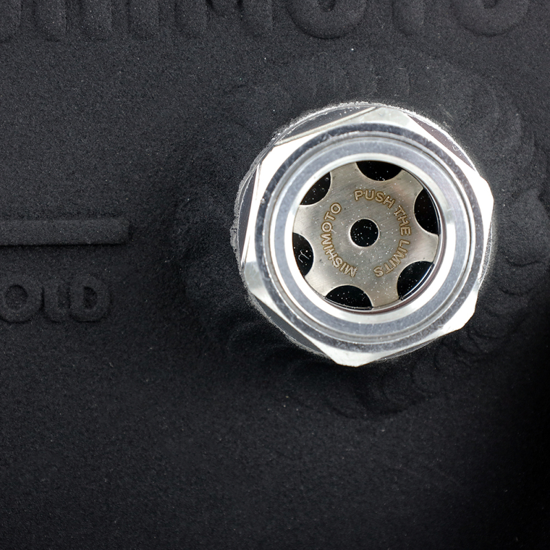 Ford Mustang Coolant Expansion Tank - Mishimoto - Micro-Wrinkle Black - Black - `24-`27