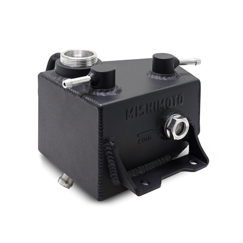 Ford Mustang Coolant Expansion Tank - Mishimoto - Micro-Wrinkle Black - Black - `24-`27