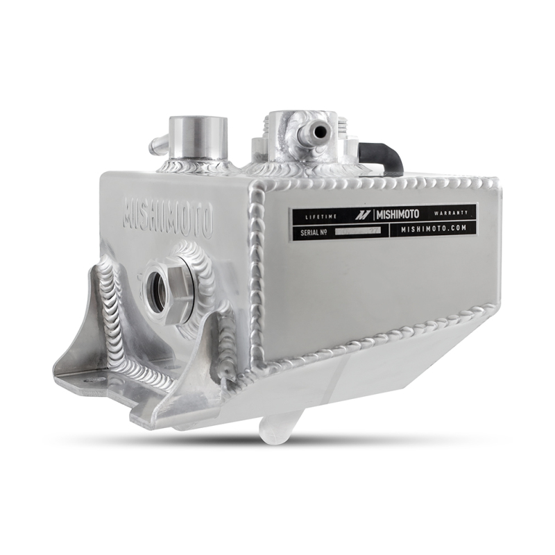 Ford Mustang Coolant Expansion Tank - Mishimoto - All-aluminum Construction with Internal Baffles - Polished - `24-`27