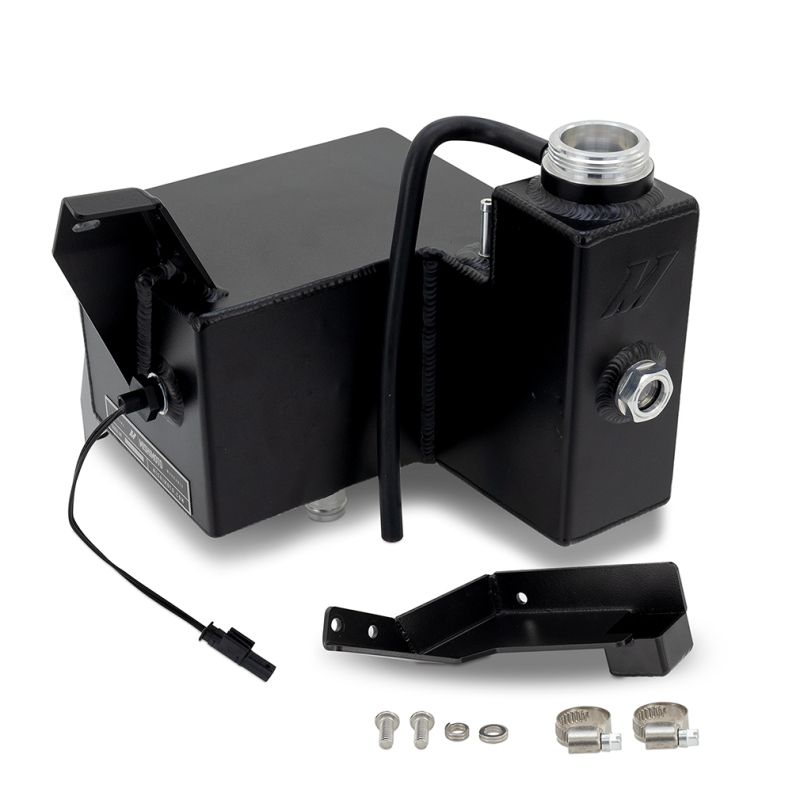 Ram Cummins Coolant Reservoir - Mishimoto - Aluminum Degas Tank - Black - `19-`27