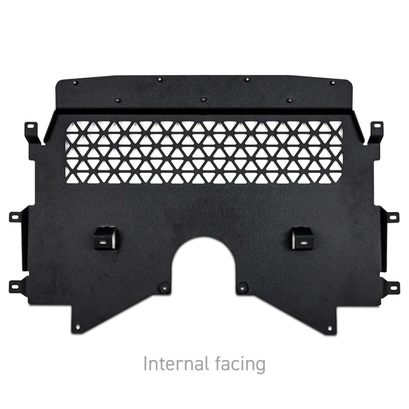 BMW M3 Skid Plate - Engine - Mishimoto - Aluminum Cross-Cut - Wrinkle Black - `21-`27