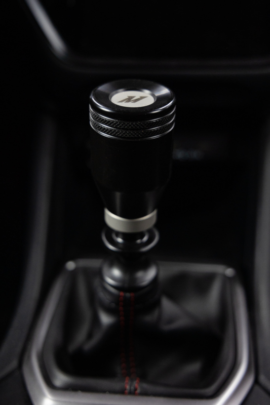 Subaru WRX Shift Knob - Mishimoto - Weighted, Delrin or Aluminum Shell, Black or Silver Core - Black - `22-`27