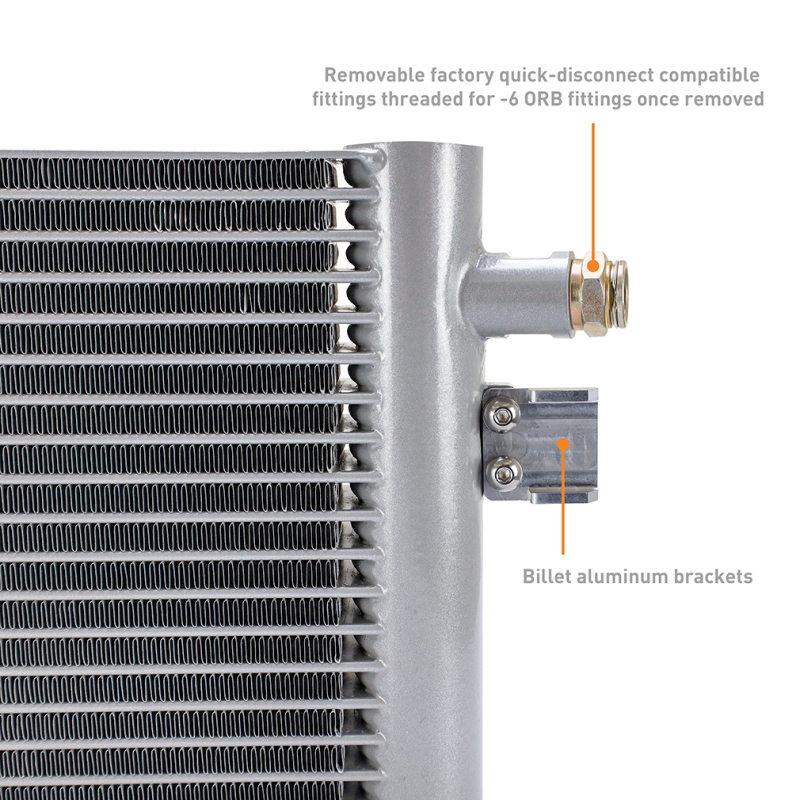 Chevrolet Silverado 1500 Transmission Cooler - Mishimoto - Tube and fin design - `19-`27