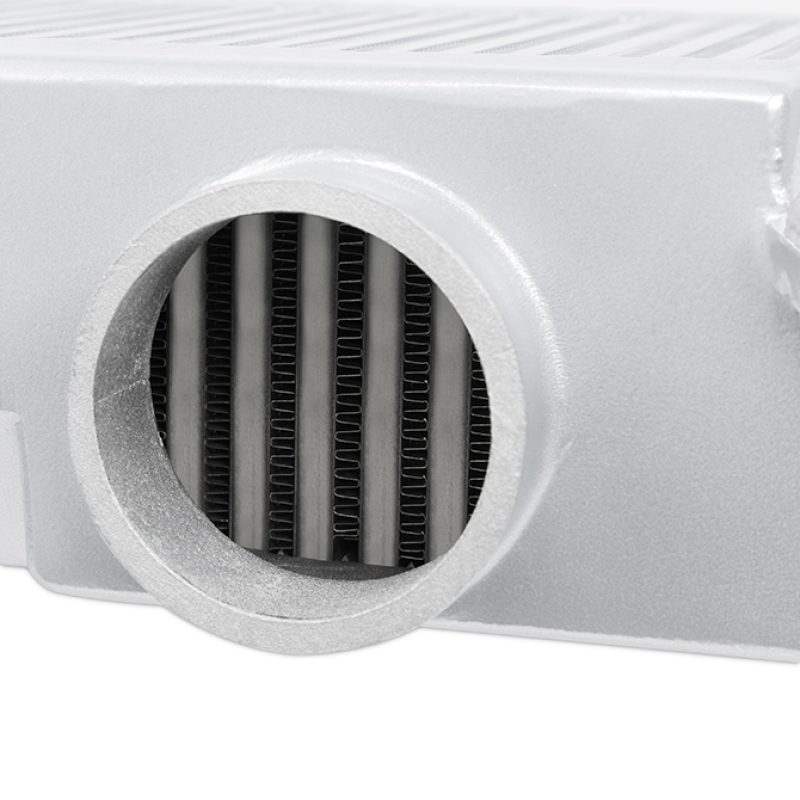 Subaru WRX STI Intercooler Kit - Mishimoto - Top-Mount, Powder Coated, Red Hoses - Silver - `08-`21