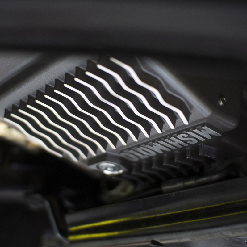 Ford F-150 Transmission Pan - Mishimoto - Aluminum 10R60/10R80 - Gunmetal Gray - `17-`27