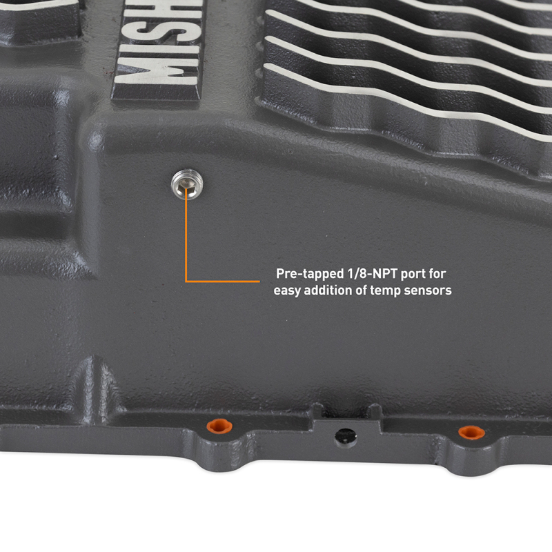 Ford F-150 Transmission Pan - Mishimoto - Aluminum 10R60/10R80 - Gunmetal Gray - `17-`27