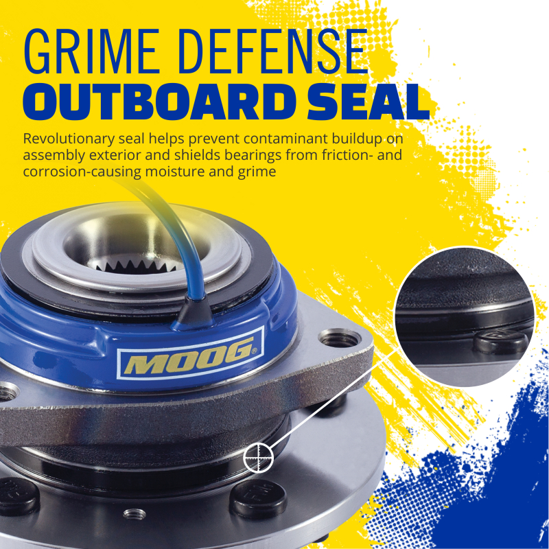 Chevrolet Corvette Rear Hub Assembly - Moog - `97-`08