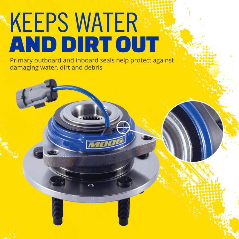 Chevrolet Corvette Rear Hub Assembly - Moog - `97-`08