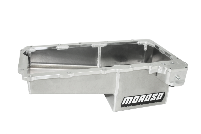 Chevrolet Camaro Oil Pan - Rear Sump - Moroso - Drag Race Baffled Wet Sump 7qt 7.5in Aluminum - `16-`27