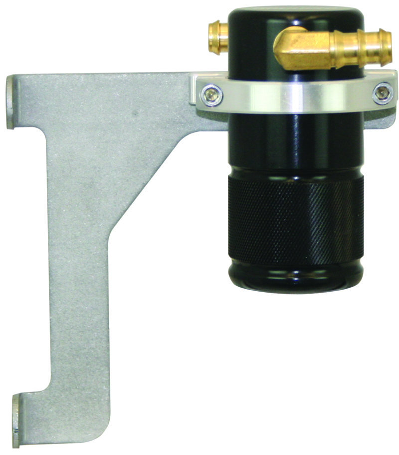 Jeep JK Oil Catch Can - Moroso - Small Body Billet Aluminum - Black - `12-`18