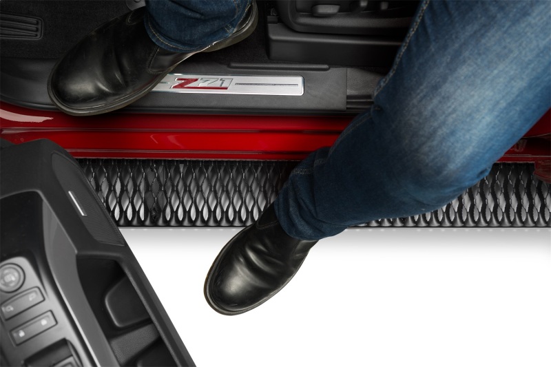 GMC Sierra 3500 HD Running Boards - Cab Length - N-Fab - Growler - Textured Black - `07-`19