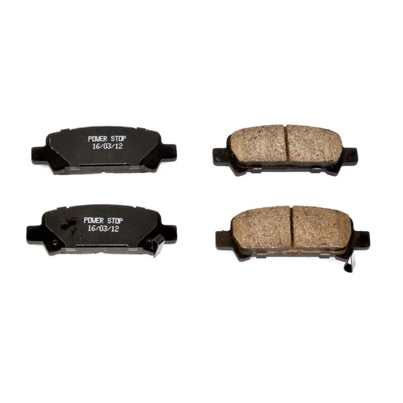 Subaru Forester Brake Pads - Rear - PowerStop - Z16 Evolution Ceramic - `98-`09