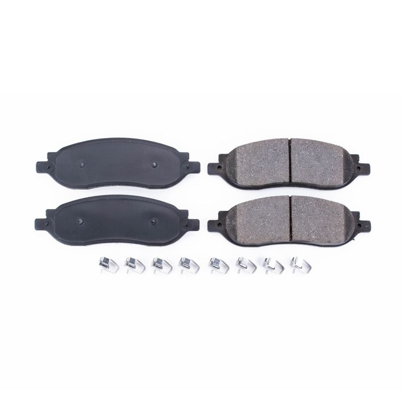Ford F-250 Super Duty Brake Pads - Rear - PowerStop - Z17 Evolution Ceramic - `05-`07