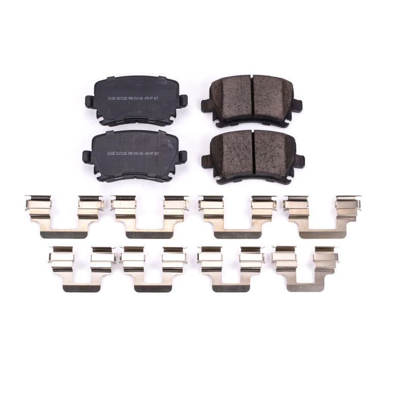 Audi A3 Brake Pads - Rear - PowerStop - Z17 Evolution Ceramic - `06-`09