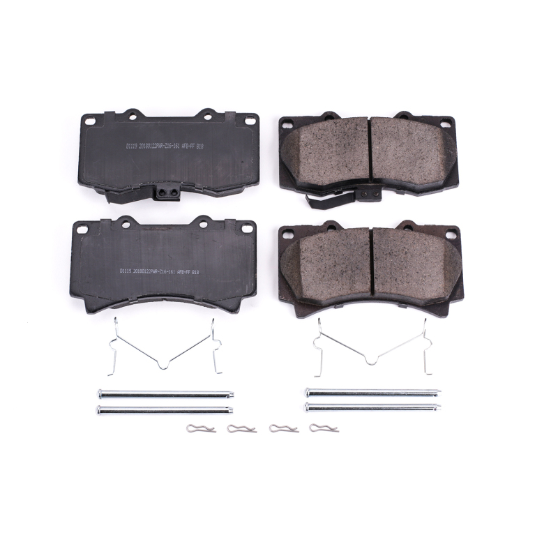 Hummer H3 Brake Pads - Front - PowerStop - Z17 Evolution Ceramic - `06-`10