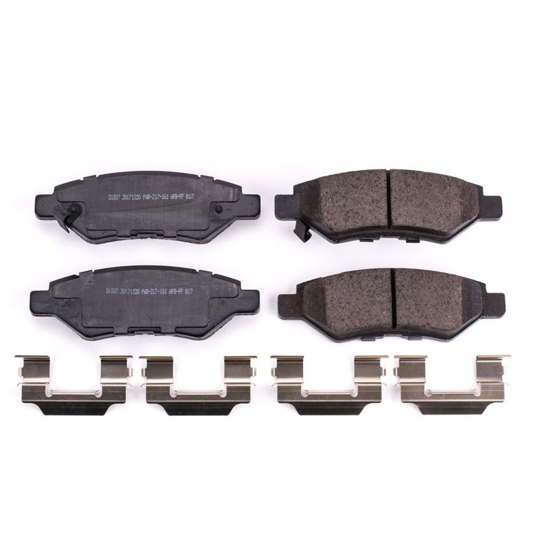 Saab 9-4X Brake Pads - Rear - PowerStop - Z17 Evolution Ceramic - `08-`16
