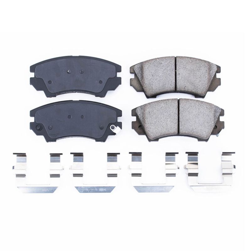 Saab 9-5 Brake Pads - Front - PowerStop - Z17 Evolution Ceramic - `10-`17