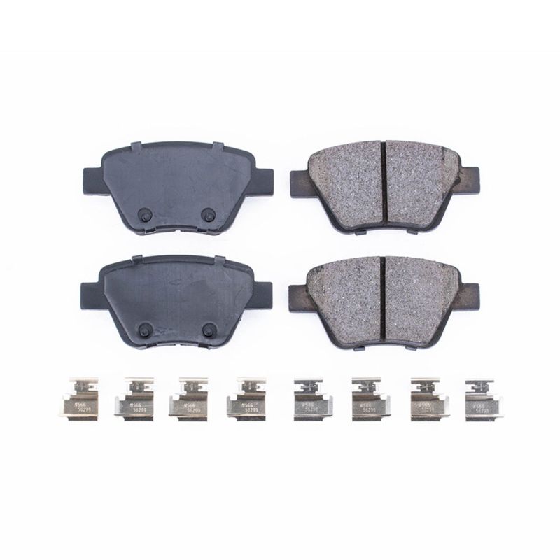 Audi A3 Brake Pads - Rear - PowerStop - Z17 Evolution Ceramic - `10-`13