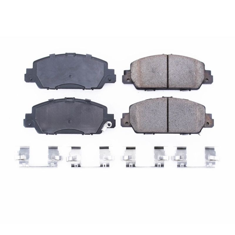 Honda Accord Brake Pads - Front - PowerStop - Z17 Evolution Ceramic - `13-`19