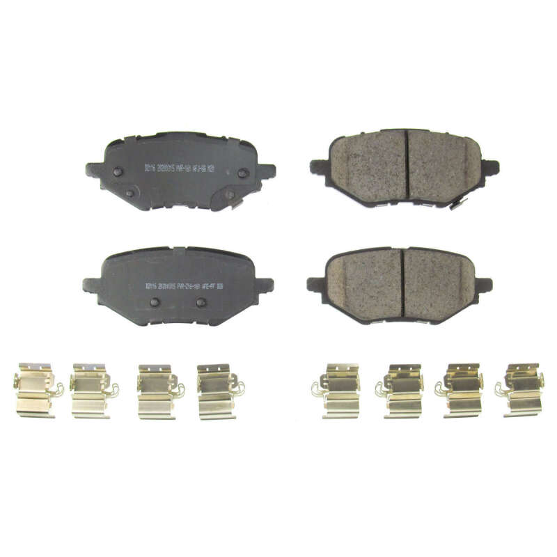Honda Clarity Brake Pads - Rear - PowerStop - Z17 Evolution Ceramic - `18-`19
