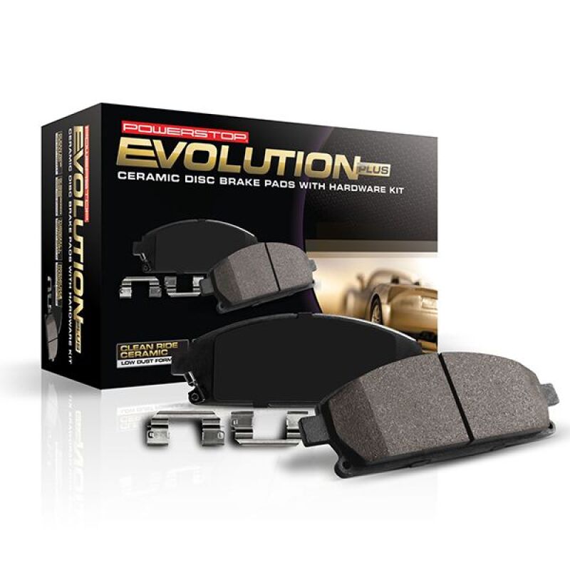 Ford F-250 Super Duty Brake Pads - Rear - PowerStop - Z17 Evolution Plus Ceramic - `23-`24