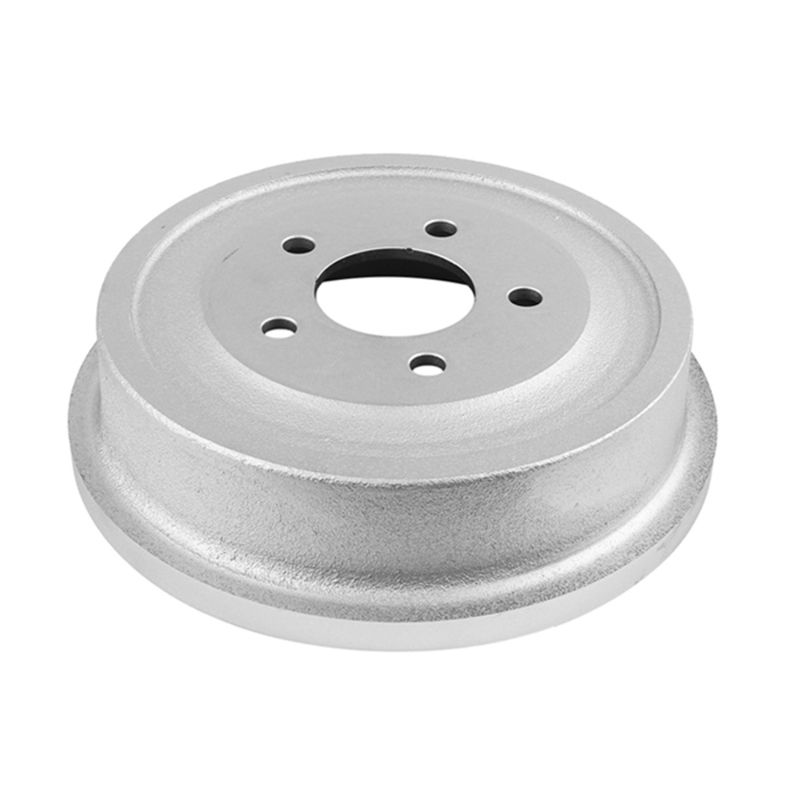 Pontiac Aztek Brake Drum (1) - Rear - PowerStop - High Temp Coated - Silver - `01-`05
