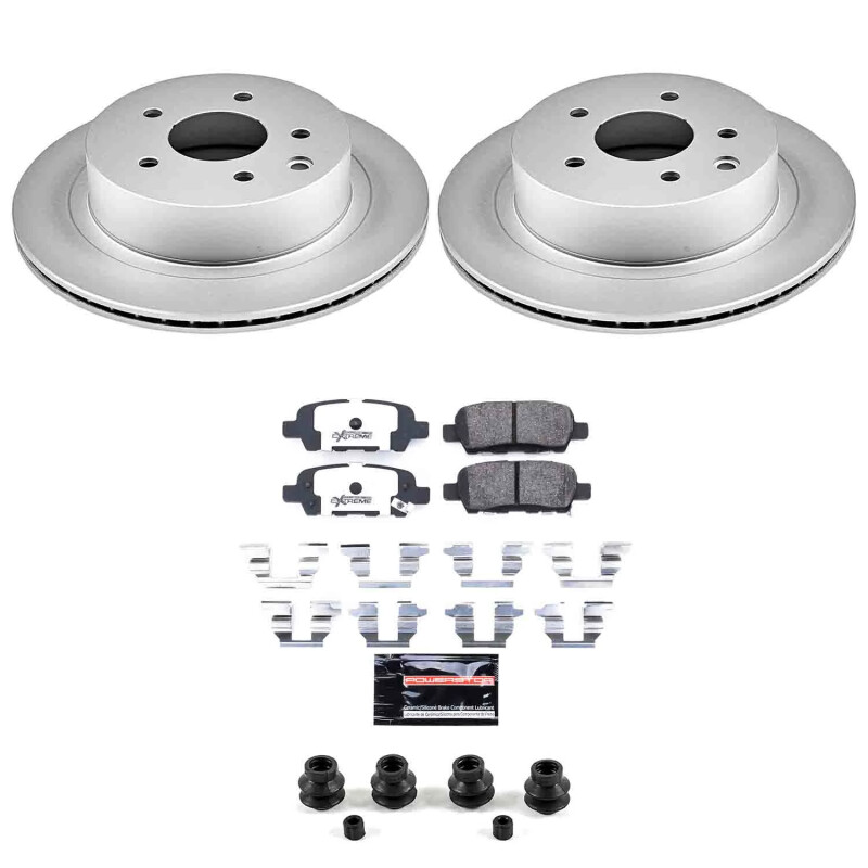 Infiniti G35 Brake Kit - Rear - PowerStop - Z26 Coated - `03-`05