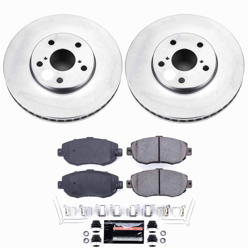 Lexus GS300 Brake Kit - Front - PowerStop - Z23 Coated - `93-`05 Lexus GS300 Brake Kit - Front - PowerStop - Z23 Coated - `93-`05