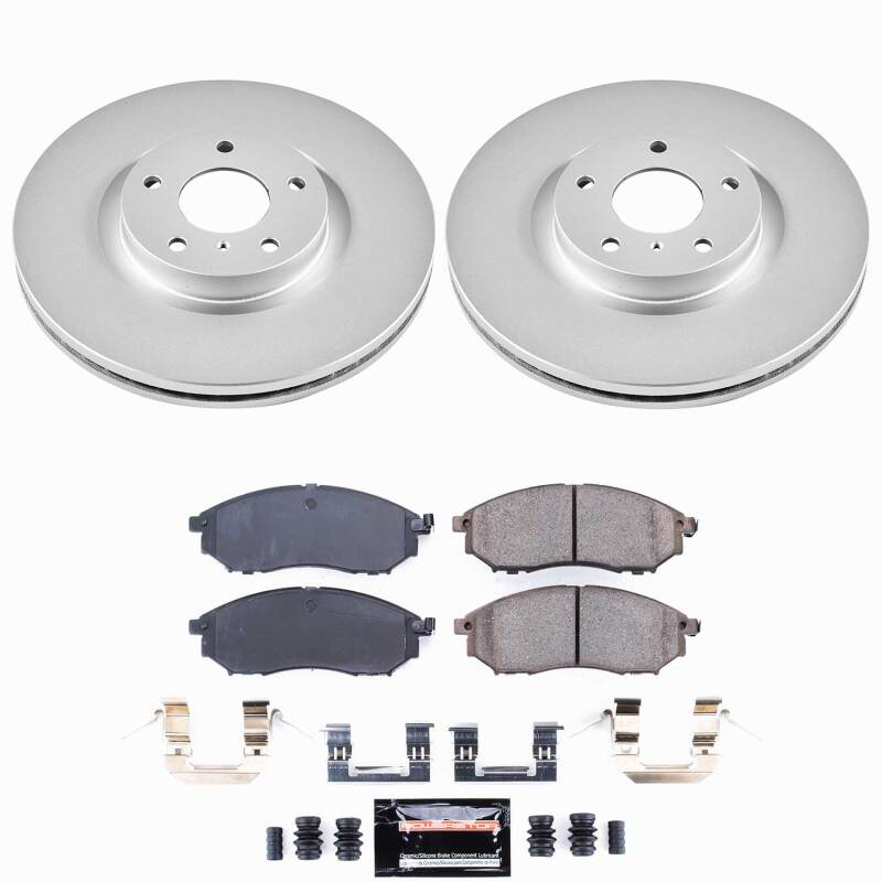 Infiniti EX35 Brake Kit - Front - PowerStop - Z23 Coated - `08-`12