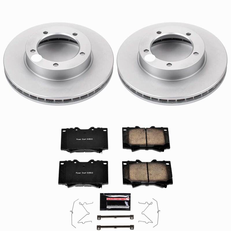 Lexus LX470 Brake Kit - Front - PowerStop - Z23 Coated - `98-`07
