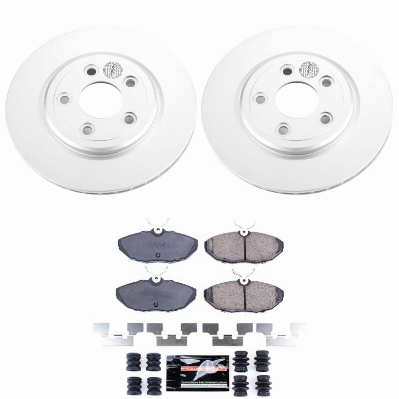 Ford Thunderbird Brake Kit - Rear - PowerStop - Z23 Evolution Coated - `02-`05