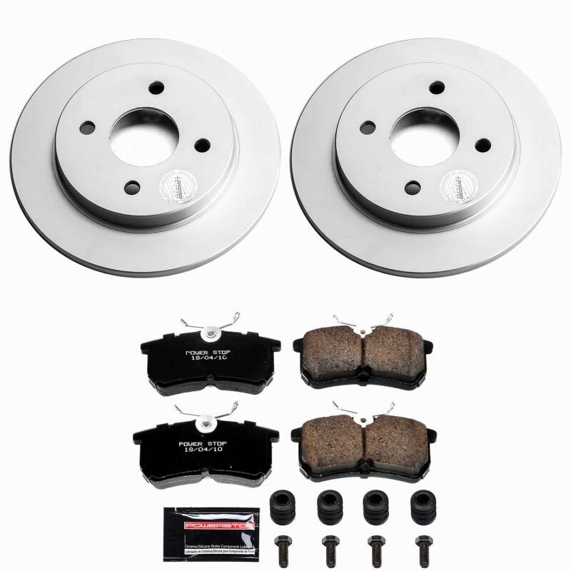 Ford Fiesta Brake Kit - Rear - PowerStop - Z23 Evolution Coated - `14-`19
