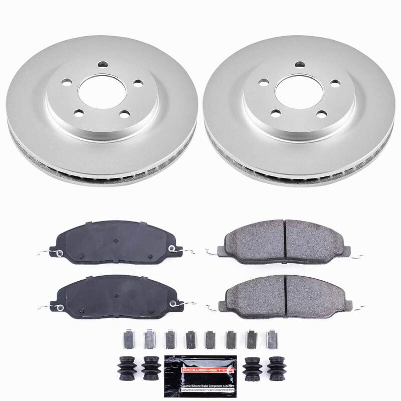 Ford Mustang Brake Kit - Front - PowerStop - Z23 Coated - `05-`10