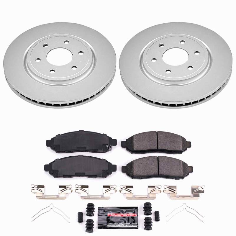 Nissan Frontier Brake Kit - Front - PowerStop - Z23 Coated - `05-`15