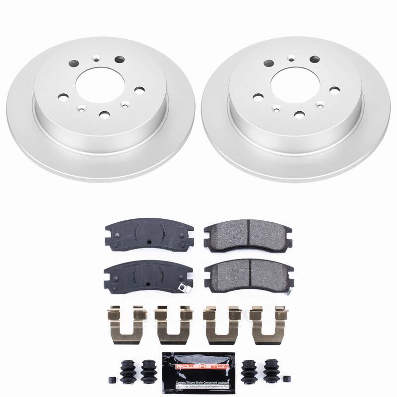 Buick Allure Brake Kit - Rear - PowerStop - Z23 Coated - `08-`09