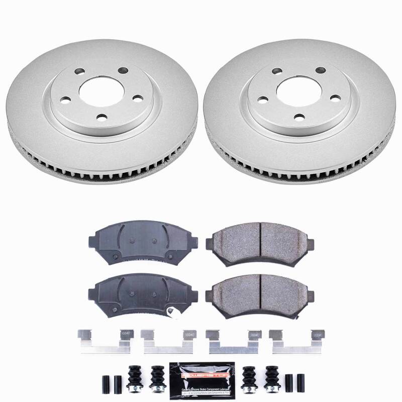 Buick LeSabre Brake Kit - Front - PowerStop - Z23 Coated - `00-`05