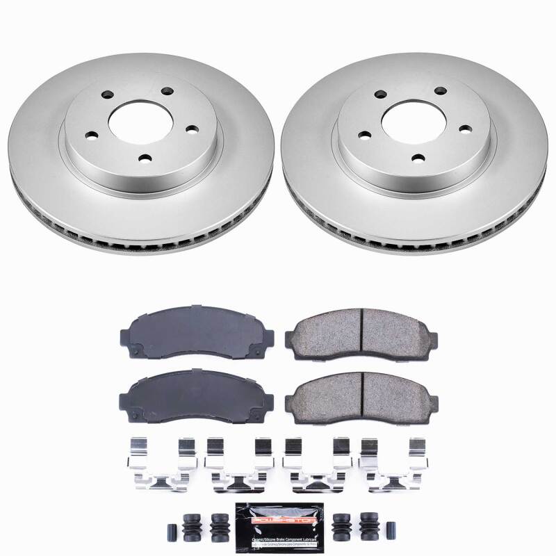 Chevrolet Equinox Brake Kit - Front - PowerStop - Z23 Coated - `05-`06