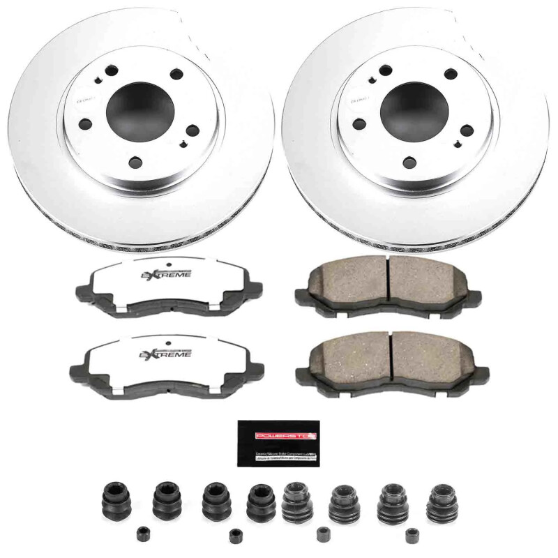 Chrysler Sebring Brake Kit - Front - PowerStop - Z26 Coated - `01-`05
