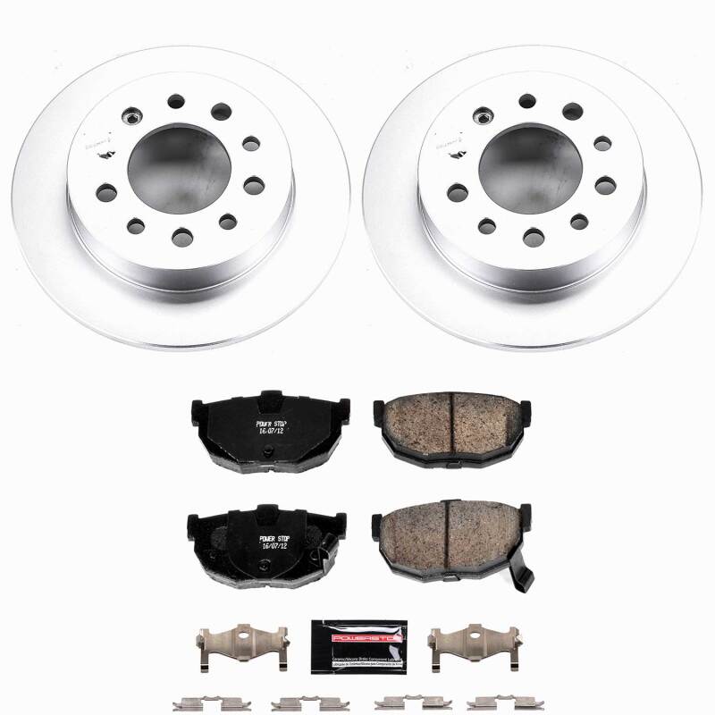 Hyundai Tiburon Brake Kit - Rear - PowerStop - Z23 Coated - `03-`08