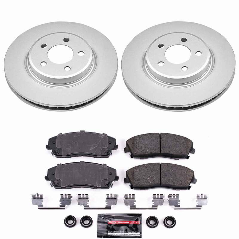 Chrysler 300 Brake Kit - Front - PowerStop - Z23 Coated - `05-`23