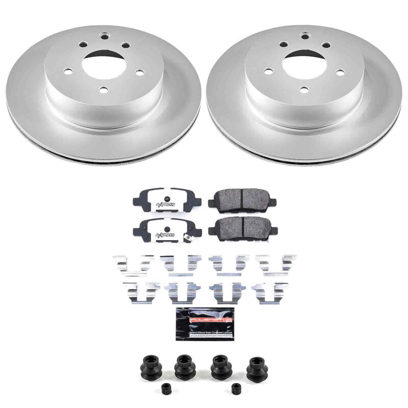 Infiniti G25 Brake Kit - Rear - PowerStop - Z26 Coated - `11-`12