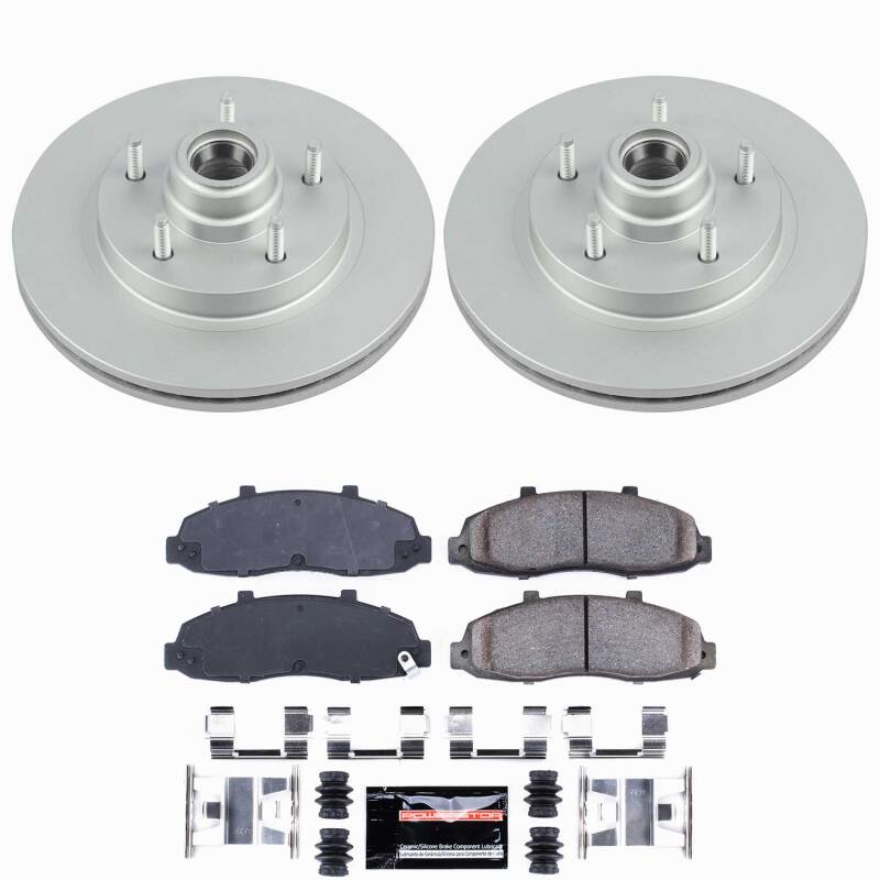 Ford F-150 Brake Kit - Front - PowerStop - Z23 Coated - `97-`00