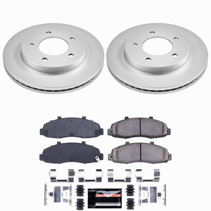 Ford F-150 Brake Kit - Front - PowerStop - Z23 Coated - `97-`03