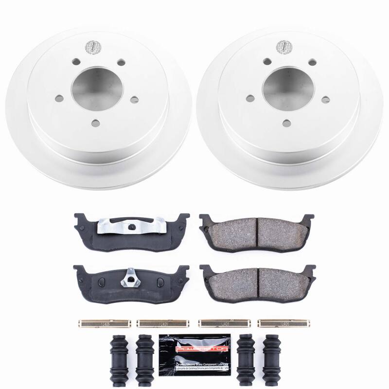 Ford Expedition Brake Kit - Rear - PowerStop - Z23 Coated - `97-`00