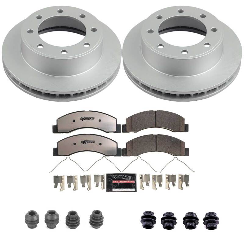 Ford Excursion Brake Kit - Front - PowerStop - Z36 Coated Truck & Tow - `00-`05