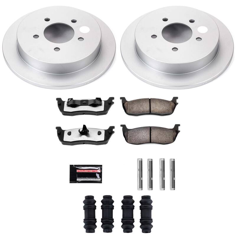 Ford Expedition Brake Kit - Rear - PowerStop - Z36 Coated Truck & Tow - `00-`02
