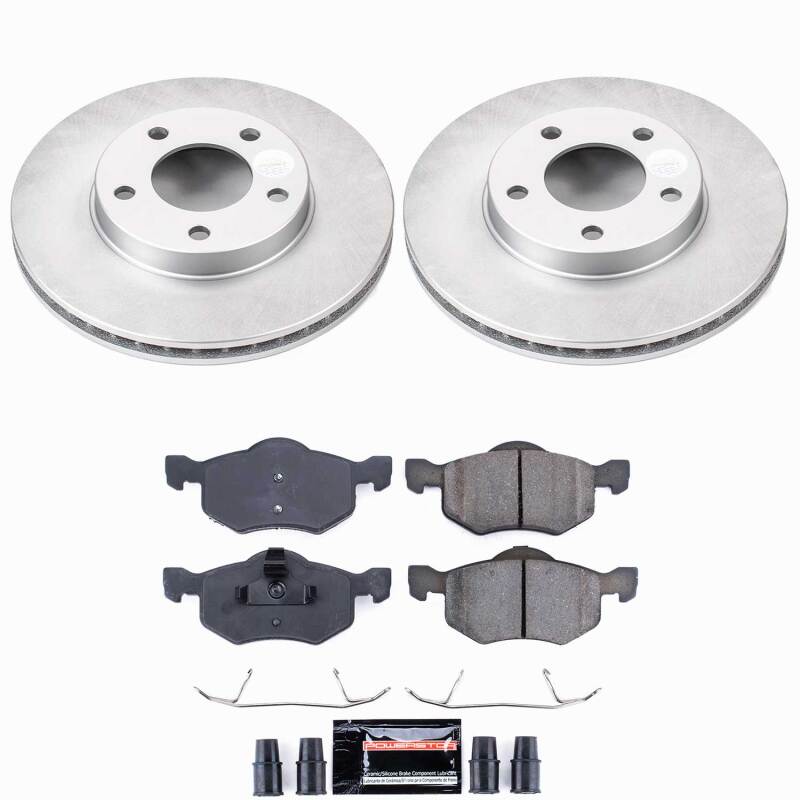 Ford Escape Brake Kit - Front - PowerStop - Z23 Coated - `01-`07