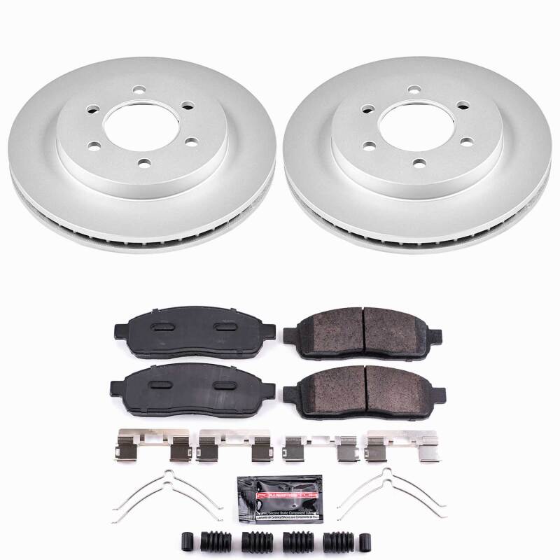 Ford F-150 Brake Kit - Front - PowerStop - Z23 Coated - `04-`08