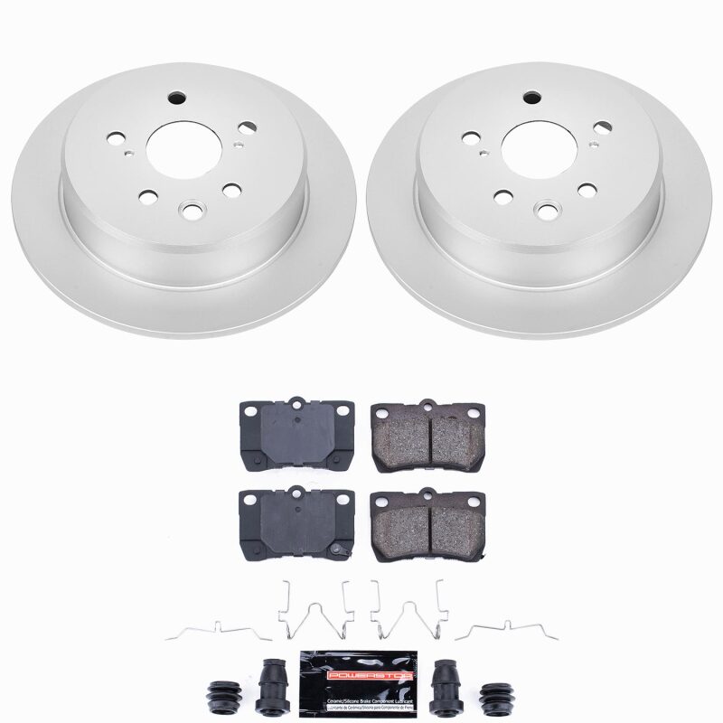 Lexus IS250 Brake Kit - Rear - PowerStop - Z23 Coated - `06-`13