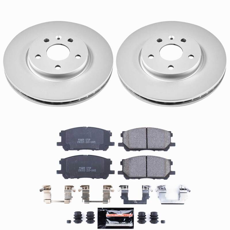 Lexus RX330 Brake Kit - Front - PowerStop - Z23 Coated - `04-`06